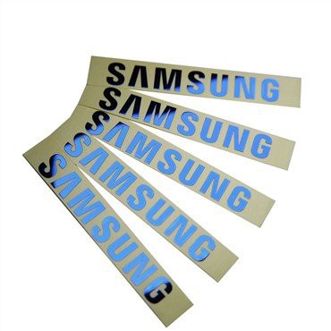 Elektroformovaná niklová kovová nálepka